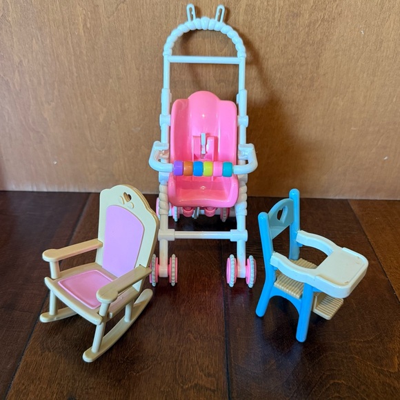 Fisher-Price Other - FISHER PRICE Doll Stroller and Chairs Playset